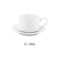 White 2 PC Coffee Cup